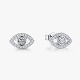 Sterling Silver Eye Stud Earrings — product view