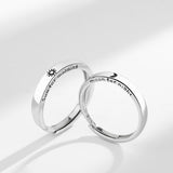 Sun and Moon Sterling Silver Ring — product view