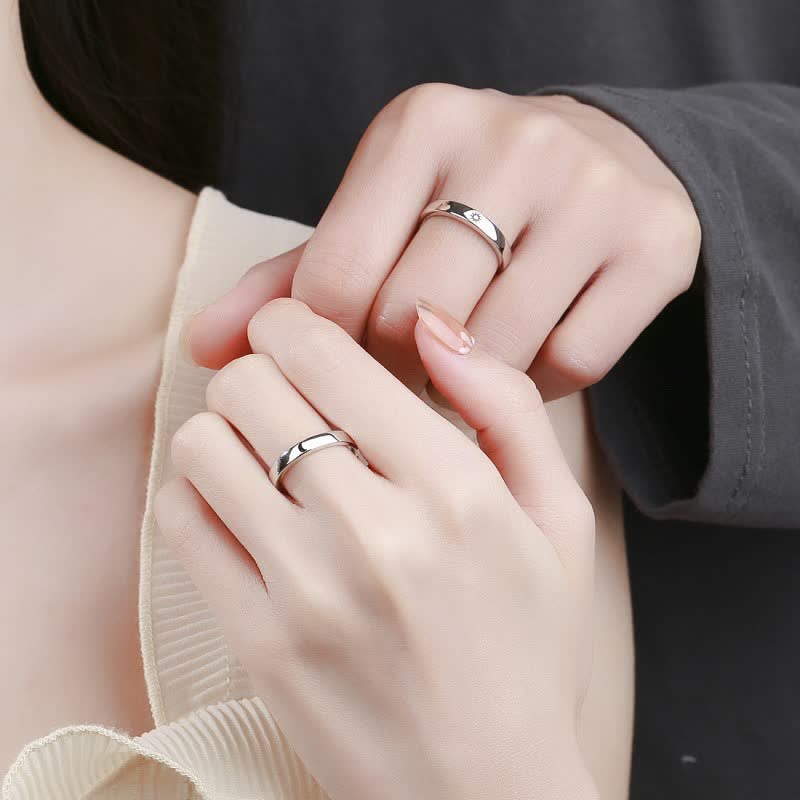 Sun and Moon Sterling Silver Ring — detail view 3
