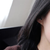 Tiny Wreath Stud Earrings — detail view 4
