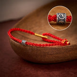 Pulsera trenzada yin-yang