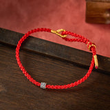 Pulsera trenzada yin-yang